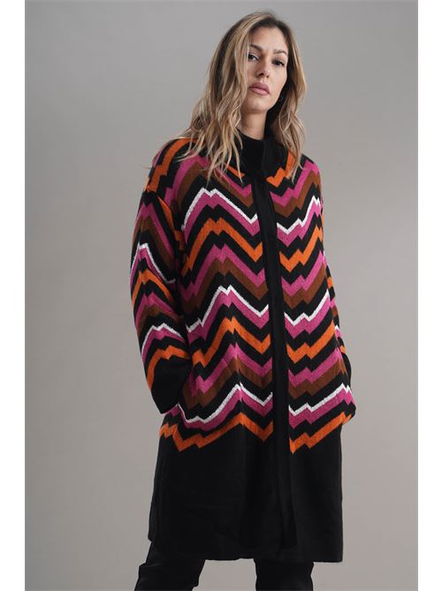 Cardigan in misto lana Love To Love by Gai Mattiolo | LV2003NERO
